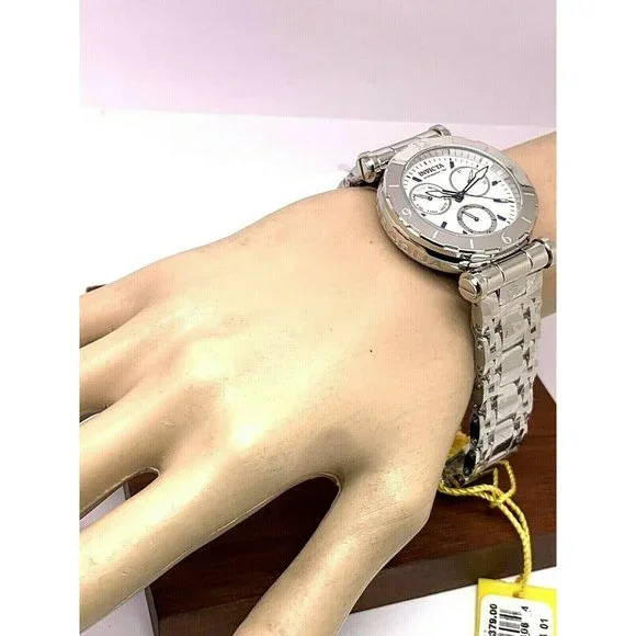 Invicta Women's Watch 24427 Subaqua Silver Tone Stainless Quartz MOP White Dial - Picture 3 of 12